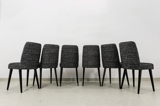 Image 1 of Ensemble de 6 chaises de salle à manger vintage, Fms, Pologne, 1960's