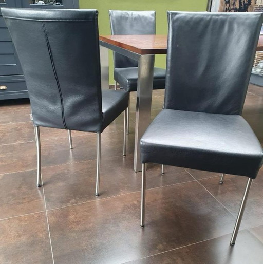 Bert Plantagie dining chairs black