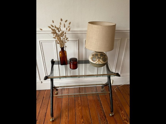 Image 1 of Authentische dänische Keramiklampe von NOOMI BACKHAUSEN – für Søholm Stentøj – skandinavisches Design – 1960er Jahre