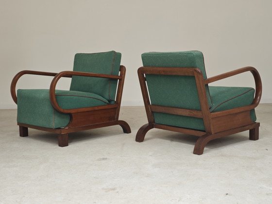 Image 1 of Paire de fauteuils par Jindrich Halabala, art deco , Prague 1930 