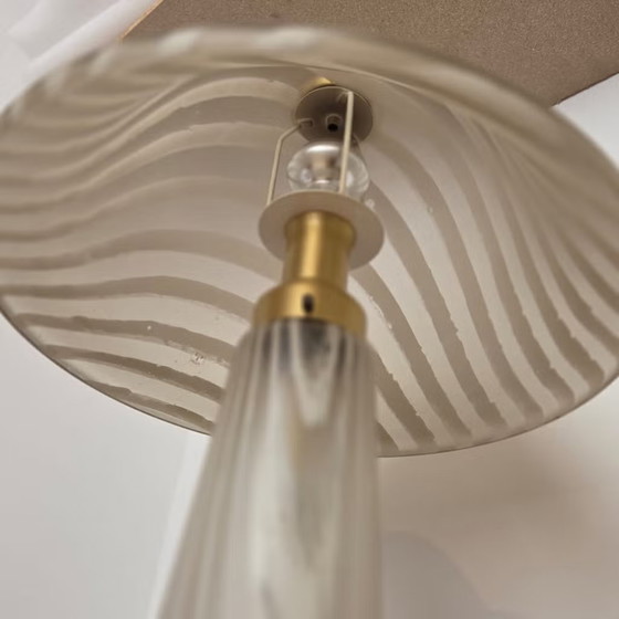 Peill & Putzler Murano Mushroom Table Lamp 70s – Murano Glass, Brass, Vintage (photo 9 of 16)