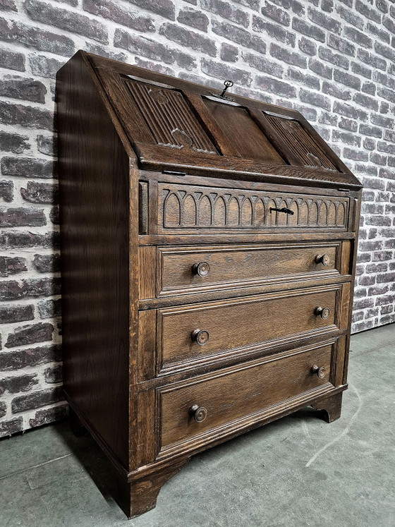 Secretaire / Desk / Chest of drawers – Wood (photo 3 of 7)