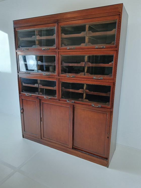 Image 1 of Vetrina per merceria inglese con cassetti in vetro