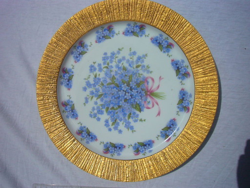 Gloria Fine Porcelain Bavaria with gold rim