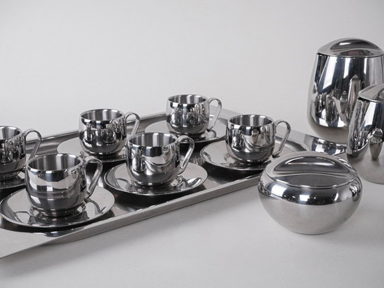 Image 1 of Servizio da caffè e tè, design italiano, anni '80, prodotto in Italia