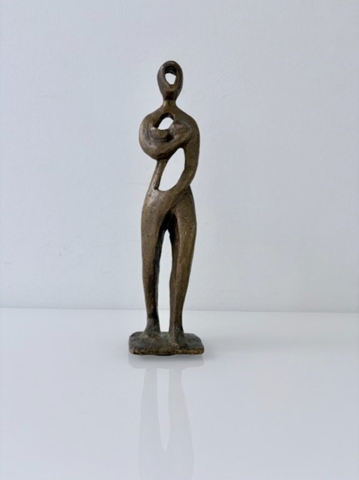 Esculturas modernistas Mid-century años 50/60 – beeldhouwkunst, Bronze (photo 2 of 11)