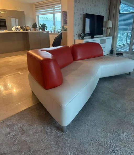 Leolux Archipel leather design sofa