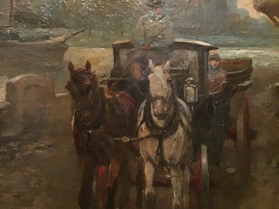 Image 1 of Pintura antigua Escuela de La Haya