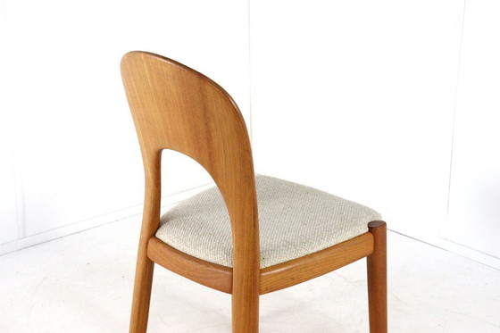 Image 1 of Set di 4 sedie vintage Cowfoed Morten John Mortensen imbottite