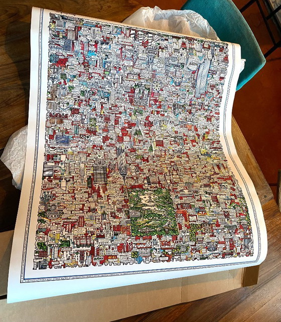 Image 1 of Manhattan!! 1978 New York Tony Graham - Poster 70×100 cm