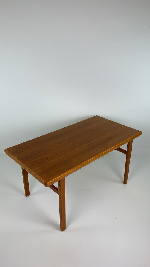 Tavolino da caffè vintage in teak impiallacciato Tnore