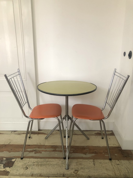 Vintage Rohrgestell Stuhl Soudexvinyl