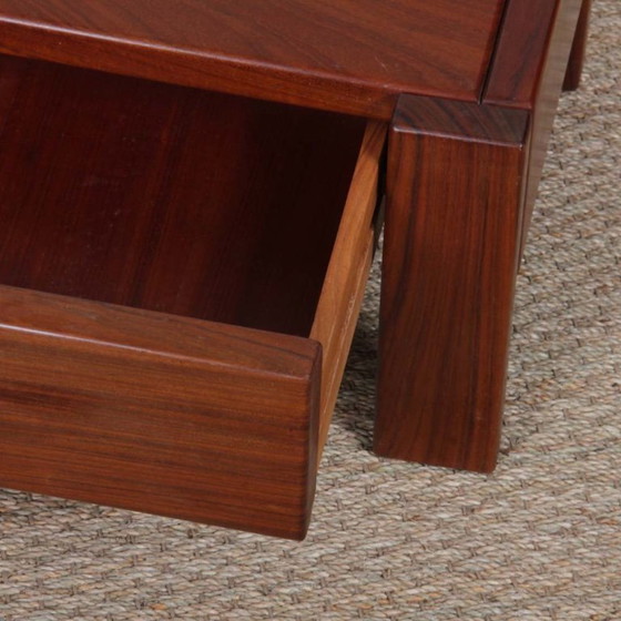 Image 1 of Coppia di comodini in olmo per Maison Regain, 1970