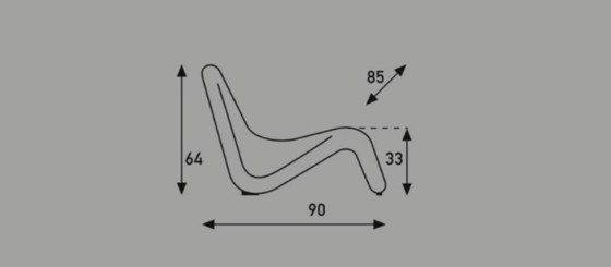 Image 1 of Vintage Artifort F577 Tongue Chair - Pierre Paulin (1967)