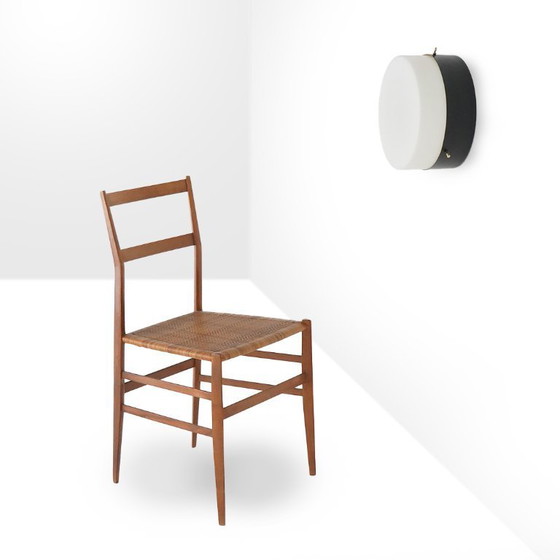 Image 1 of Plafonnier en verre blanc opale, années 1950