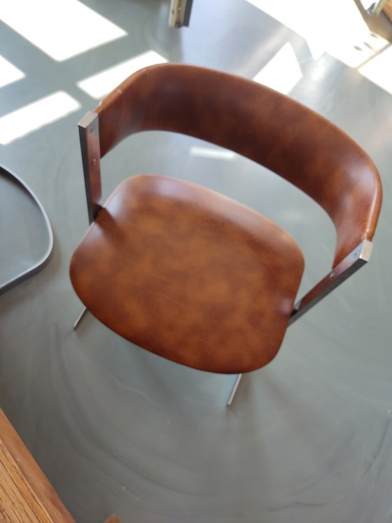 6 sedie da tavolo in pelle – Sedie da pranzo, Leather, Metal (photo 5 of 12)