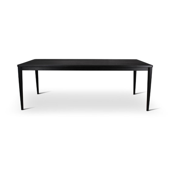 Image 1 of Black brushed table