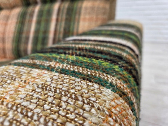 Image 1 of 1980s, Danish 2-seater sofa by Nisbo Horsens, furniture wool.
