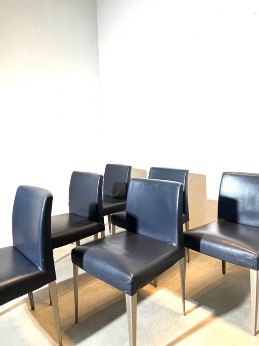 Juego de 6 sillas de comedor modernas – eetkamerstoelen