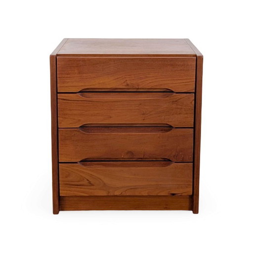 Midcentury Chest of drawers EW Bach Teak Nightstand Side table MCM 2