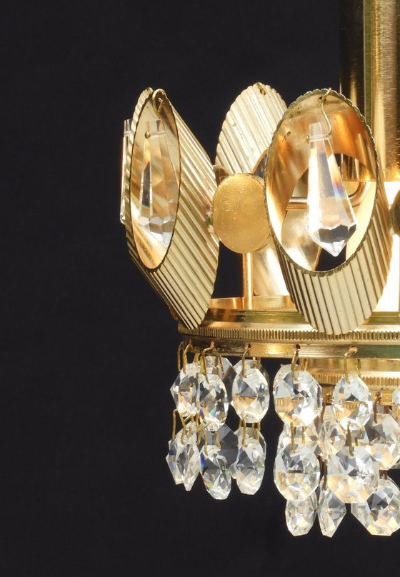 Image 1 of Lampadari a sospensione Palwa Crown, anni '70, Germania, 3 disponibili