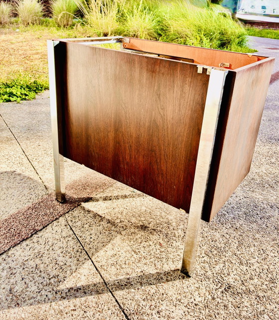 Scrivania direzionale ORDO Francia – Anni '60 – Palissandro – Design – Scrivanie, Wood (photo 9 of 11)