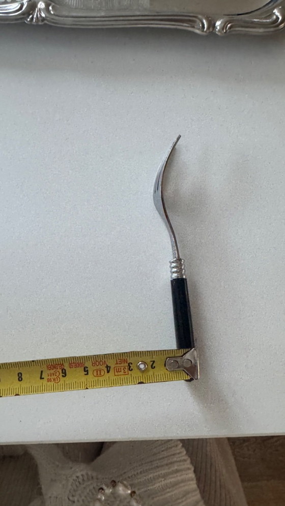 Image 1 of Vintage High Tea Set met Zwarte Handvaten