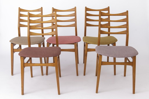 Ensemble de 10 chaises vintage des années 1960 - Mid Century German Design