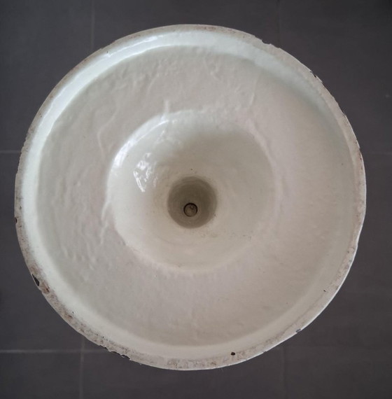 Image 1 of Museale Antieke Franse Arras-Stijl Plantenzuil – Handgewikkeld Fils de Fer – ca. 1900