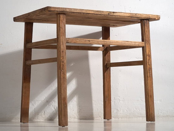 Antieke bijzettafel voor woonkamer (ca. 1920) #29, Consoles, Hout, Bruin, Rustic (foto 11 van 18)