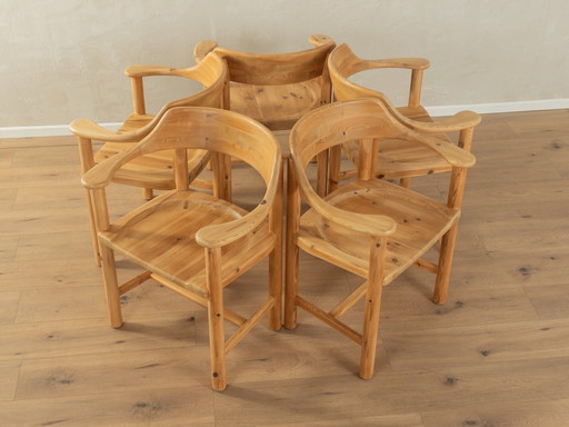 5x Chaises Rainer Daumiller, Pin massif
