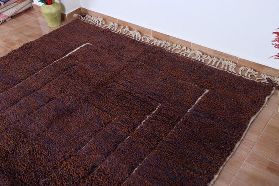 Beni Ouraine Berber tapijt met speciale handgemaakte kleurstelling, formaat 1,5/2,5 m – Aime Té (photo 9 of 9)