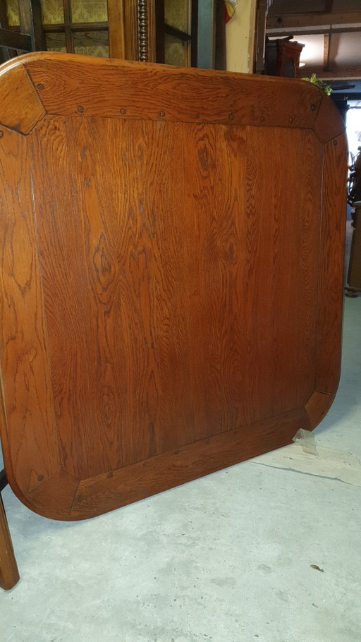 Bannink Art Nouveau dining table Cherry wood