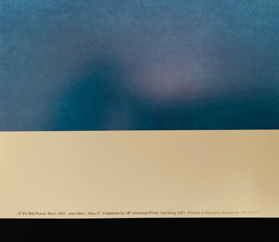 Image 1 of Joan Miró, firmato con registrazione nel copyright dell'impronta "UP, Universal Prints"