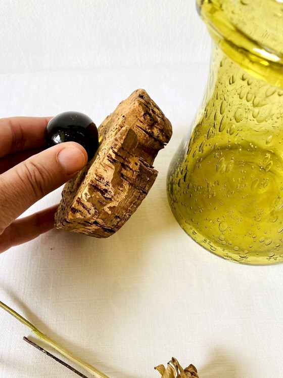 Barattolo in vetro soffiato a bolle con tappo, Verrerie de Biot – Accessori da cucina (photo 11 of 14)