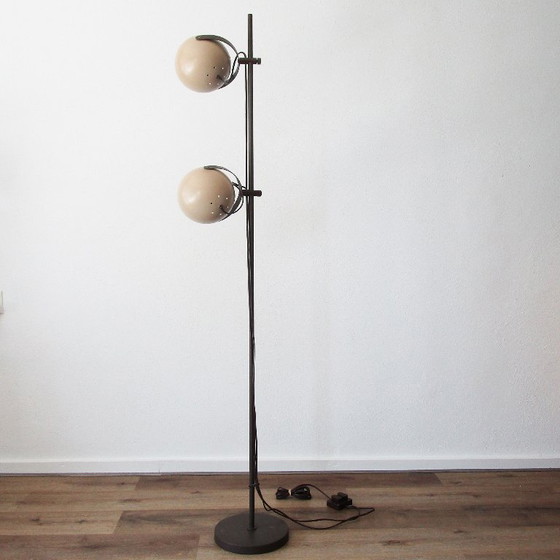 Image 1 of Lampada da terra vintage Anvia anni '70 con due lampadine regolabili