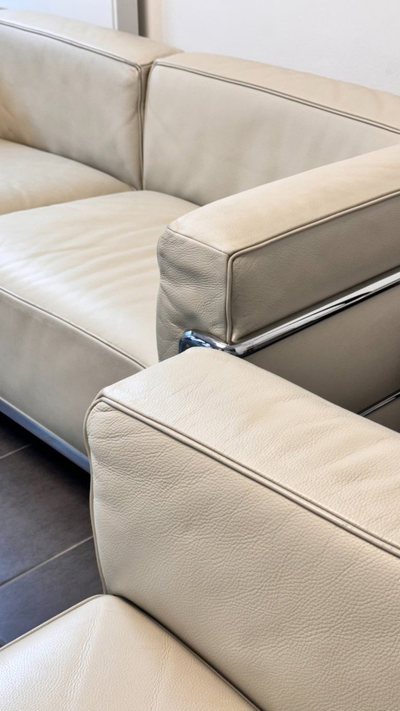 Image 1 of Cassina LC 3 Sofa LC3 Sessel LC10 Tisch