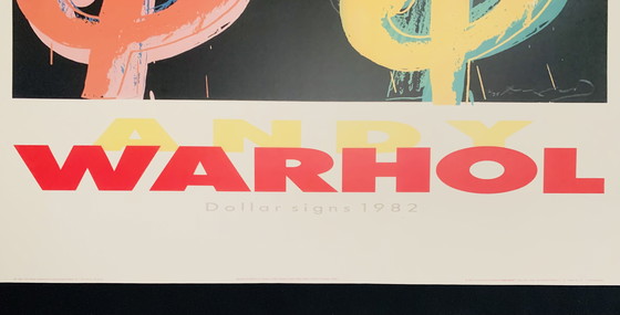 Image 1 of Andy Warhol, Gesigneerd Met Registratie In Impressum Copyright 'De Andy Warhol Foundation For The Visual Arts, Inc.' Offsetlitho