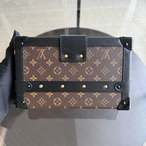 Image 1 of LOUIS VUITTON PETITE MALLE - CANVAS MONOGRAM BOX CROSSBODY
