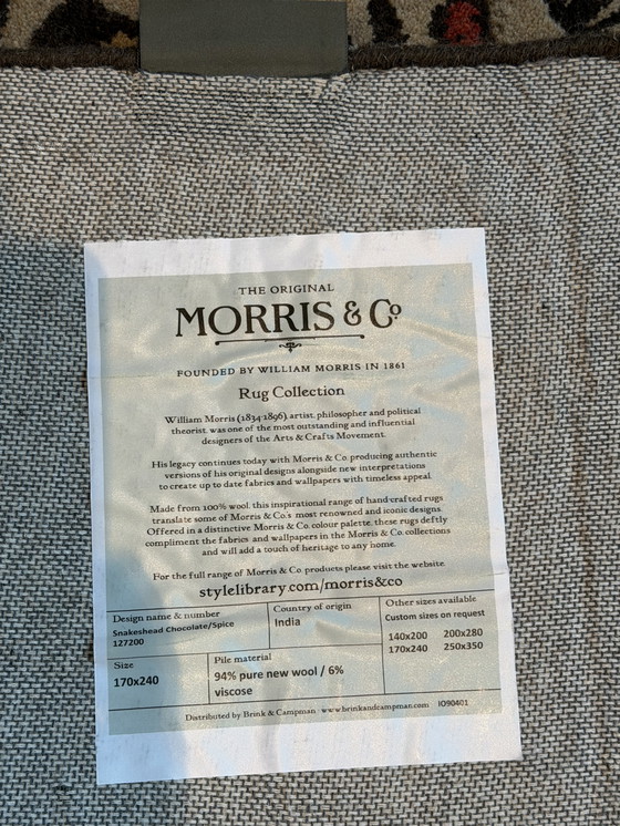 Image 1 of Tapis d'épices au chocolat Brink and Campman Morris & Co