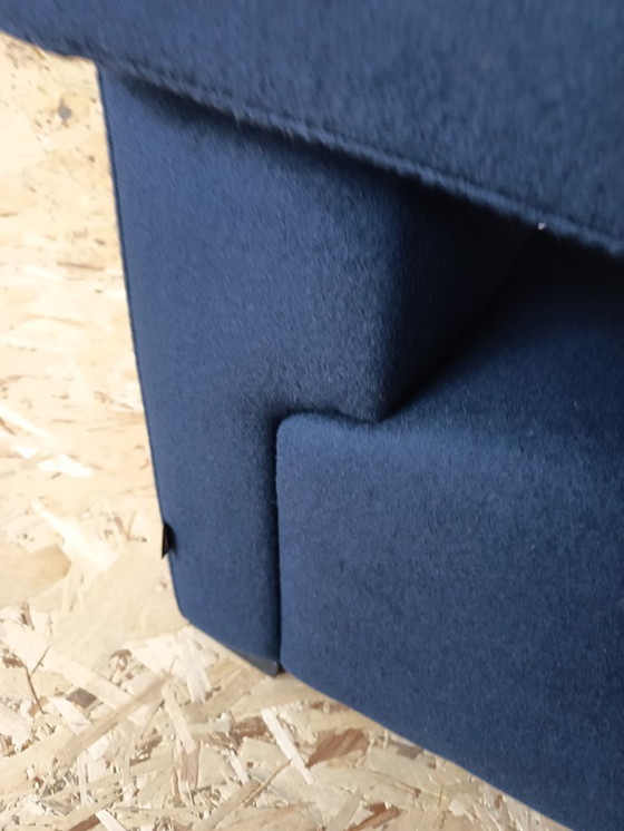 Image 1 of CASSINA Utrecht 637 armchair in Midnight BLUE Kvadrat wool by Gerrit Rietveld