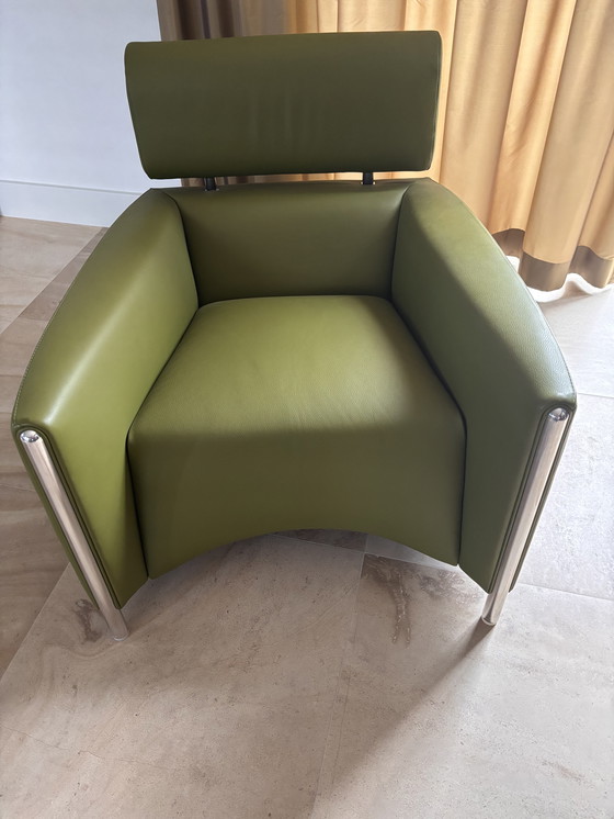 Image 1 of 2 oblomov stoelen e un bijpassend voetenbankje