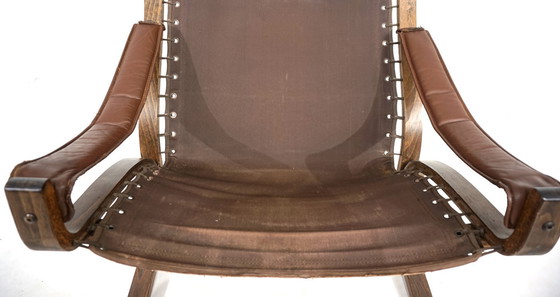 Image 1 of Poltrona in pelle Westnofa Siesta di Ingmar Relling, 1960