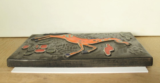 Ruscha Keramik Wall Panel – 'Pferd' (1960s/'70s) – Wall decoration, Ceramic (photo 6 of 11)