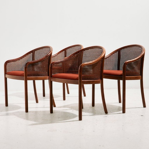 Sillón MK10834 de haya y ratán