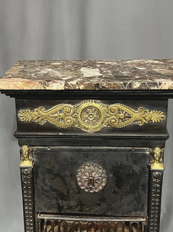 Herd im Empire-Stil. – Dekorative Objekte, Bronze, Marble (photo 3 of 9)