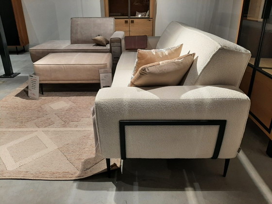Puglia 3.5-zitso incl. stool & divan – XOOON, 3-5 seaters, Plastic, Textile (photo 3 of 6)