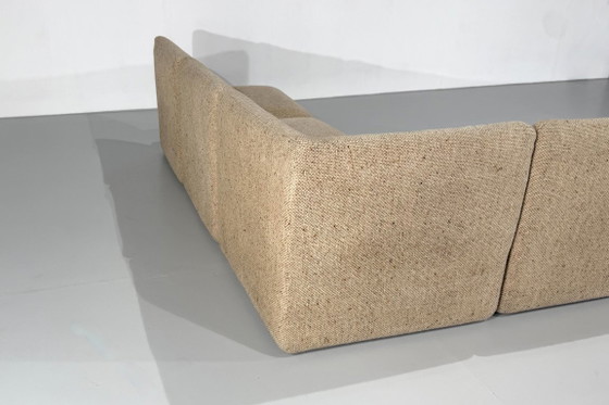 Divano modulare in tweed di Strafor, Francia - anni '80 – Divani modulari, Textile (photo 2 of 8)