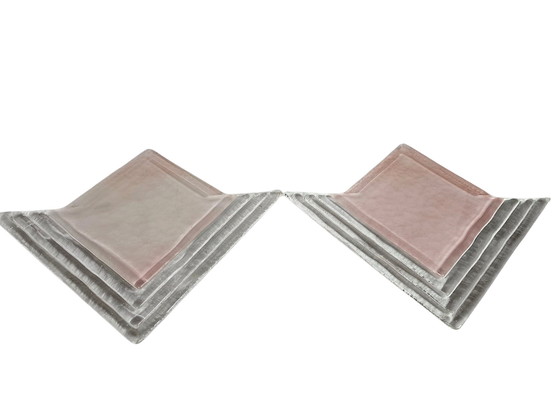 Image 1 of Leucos - Murano - Wandlampen (2) Set - Murano Glas - Metaal - 1960's