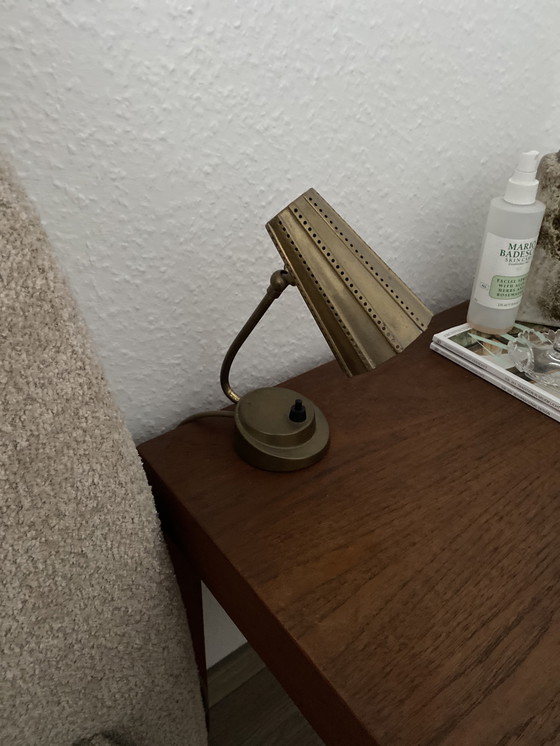 Image 1 of Hollywood Regency Tischlampe aus Messing